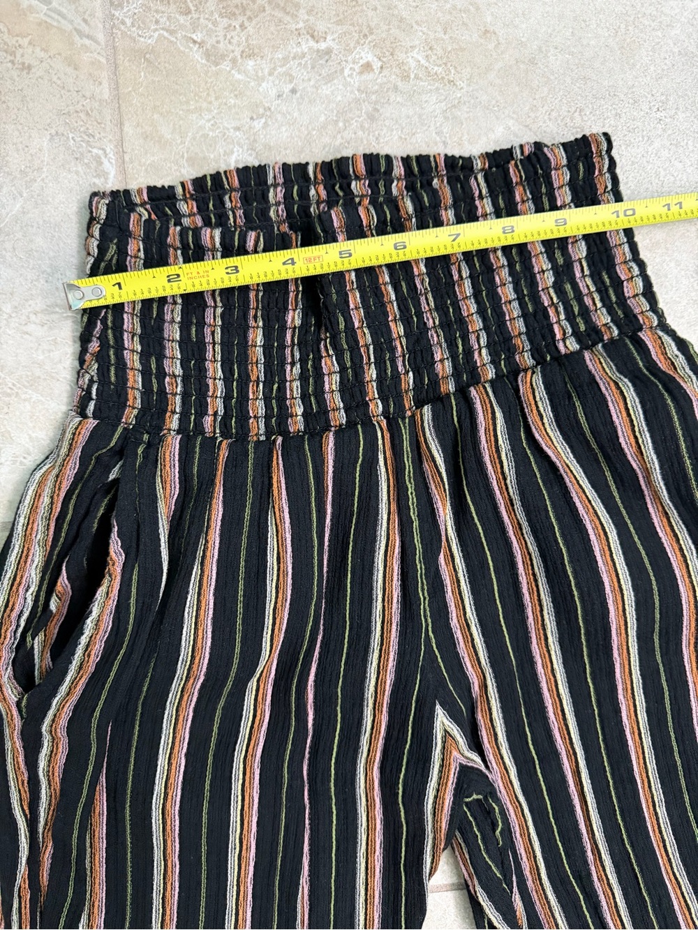 Billabong Gauze Striped Pants Women’s Size XS - Picture 4 of 9